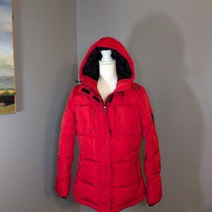 Women's Southpole Red Hooded Puffer Jacket/Coat Antarctic Expedition Size XL